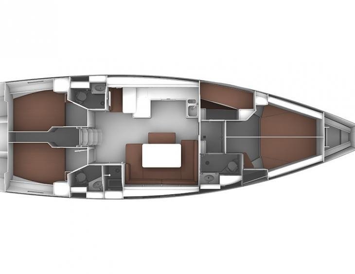 Bavaria Cruiser 51 plan